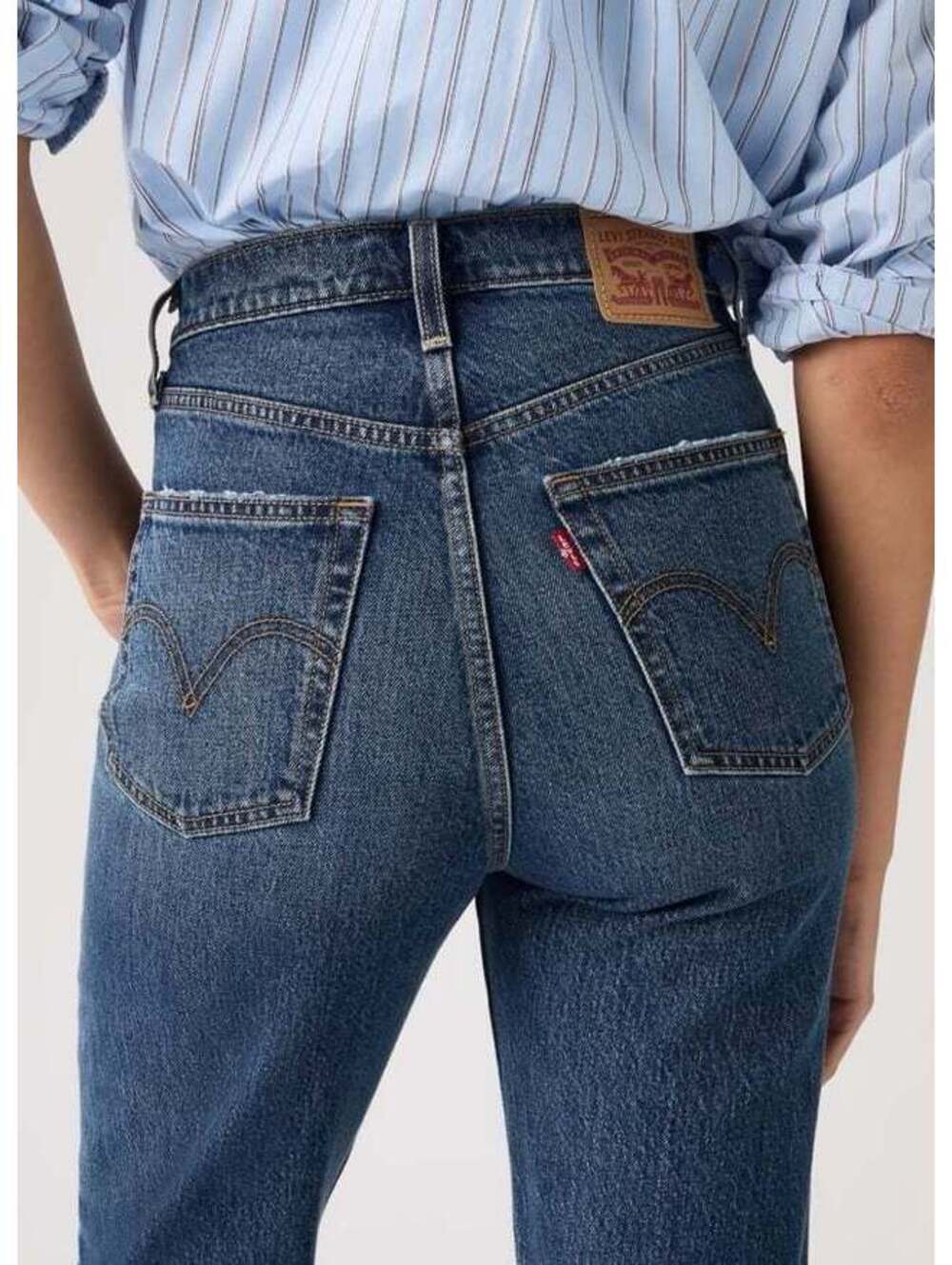 Levi’s womens Ribcage straight full length - Picture 3 of 9